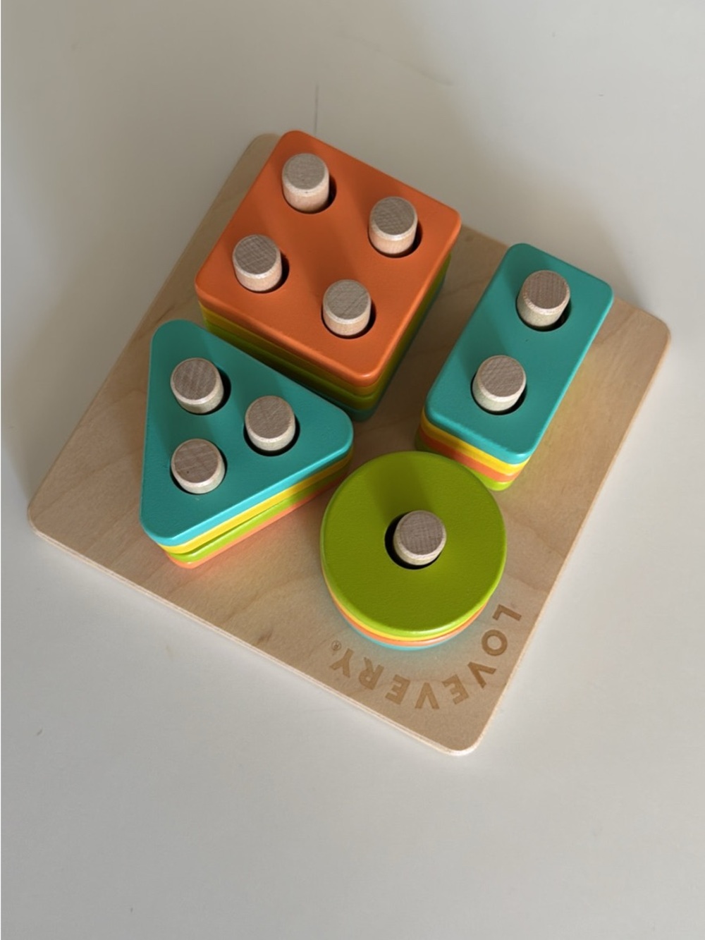 Lovevery Shape Stacking Toy